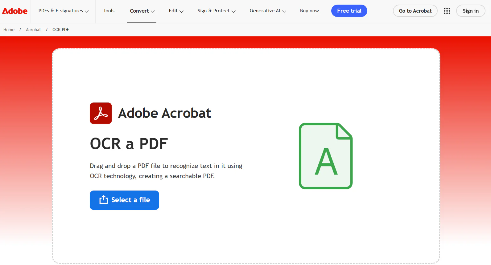 adobe ocr