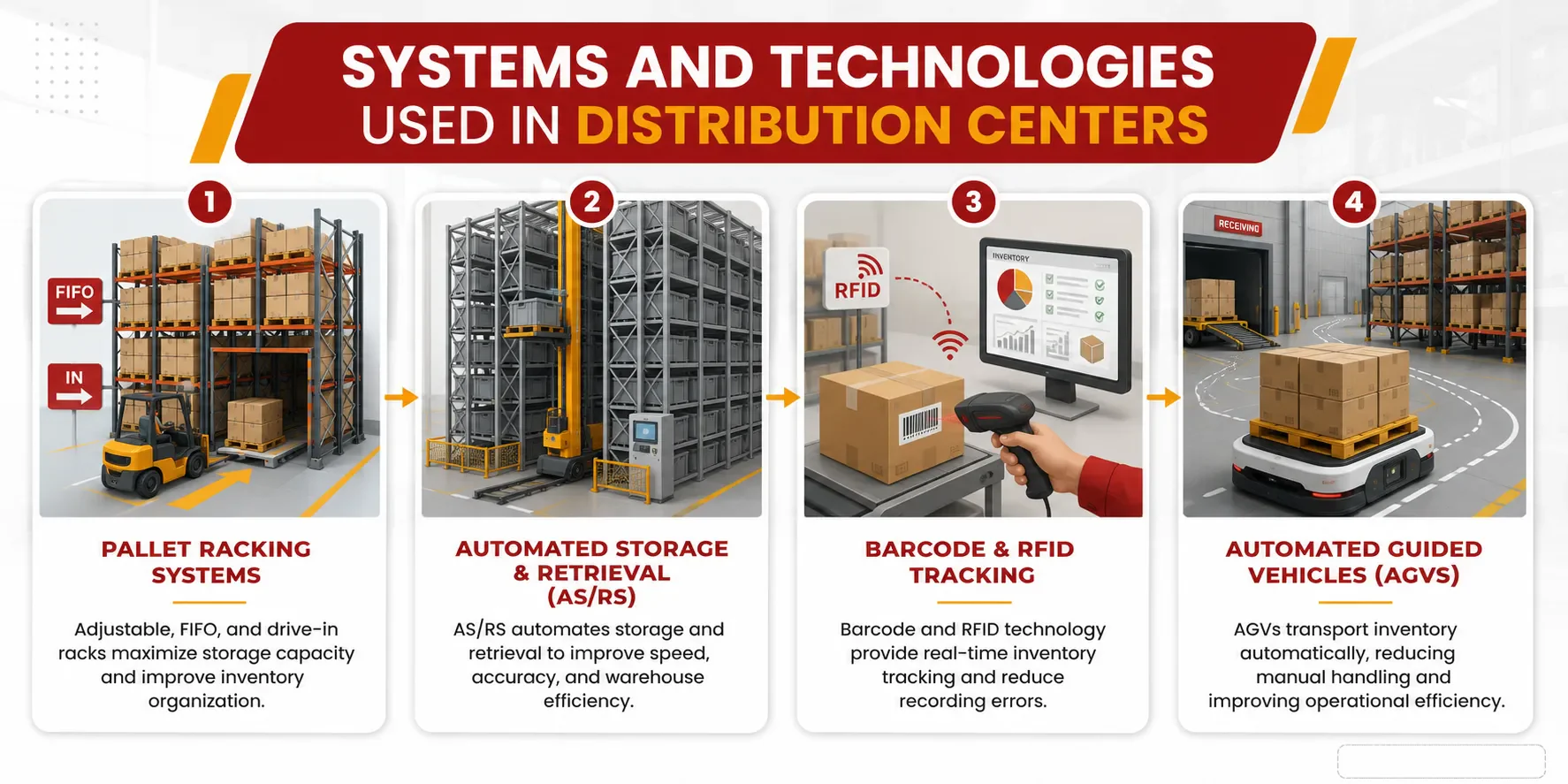 Technologies in distribution center