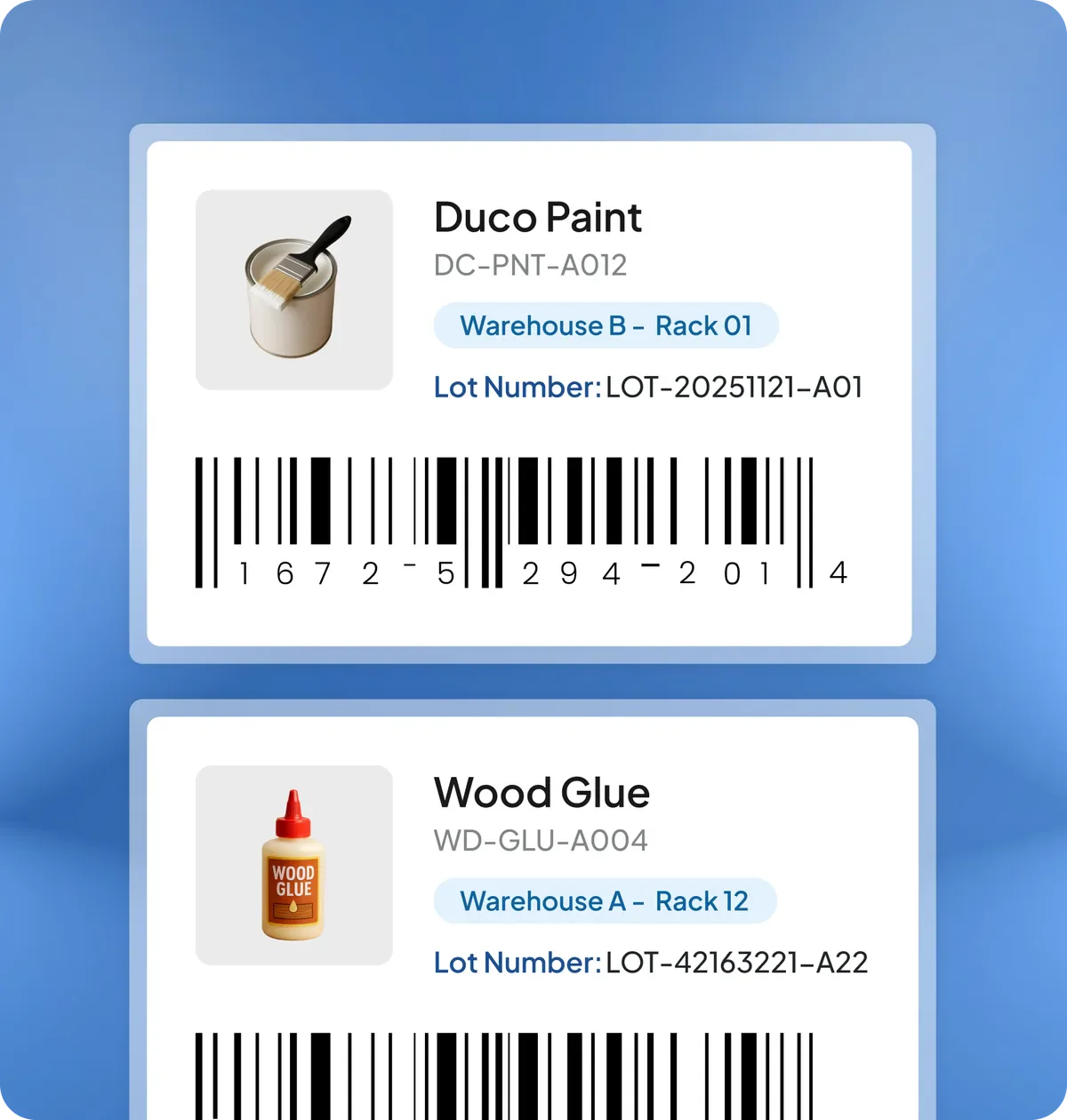 Product Barcode module preview
