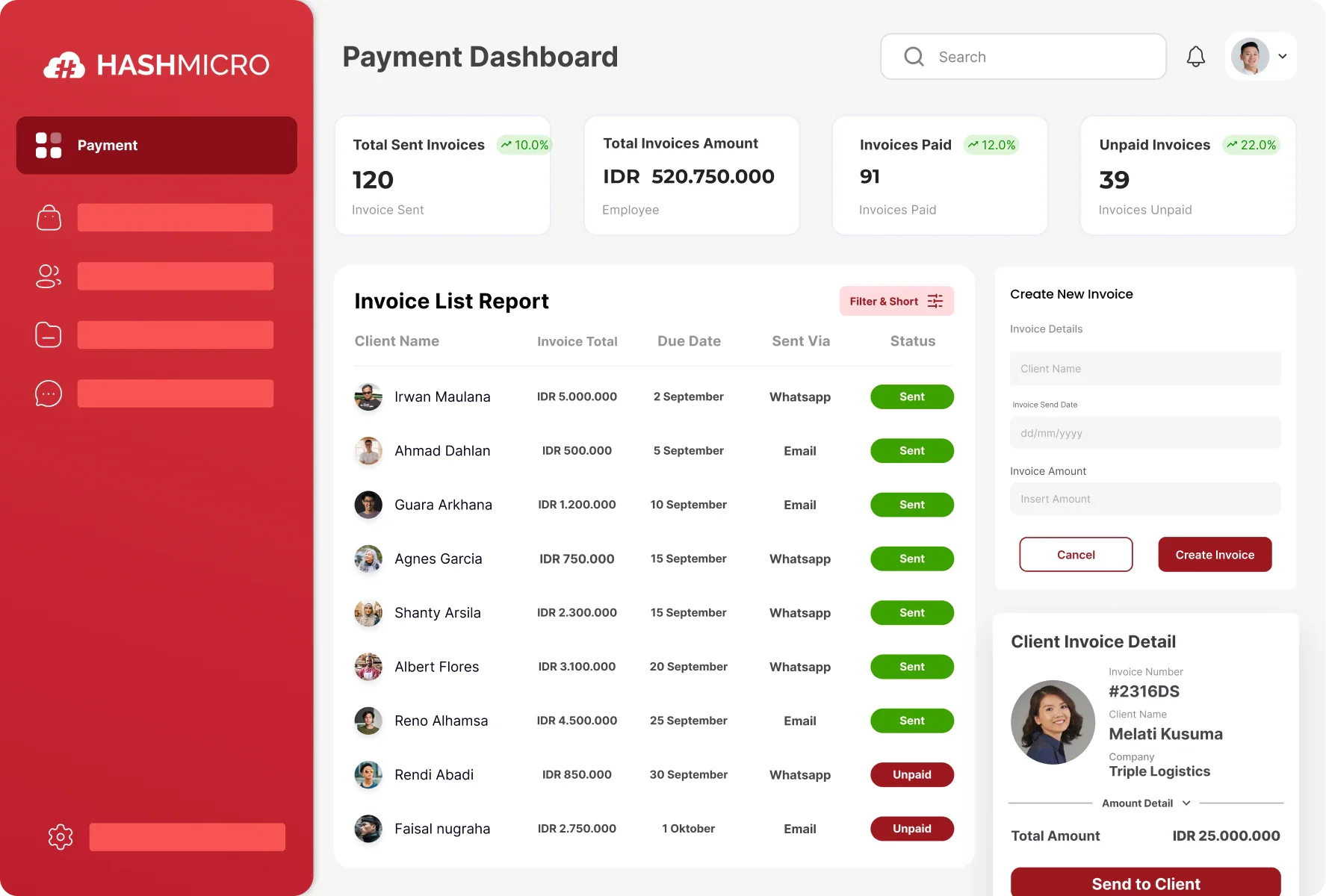 Payment feature