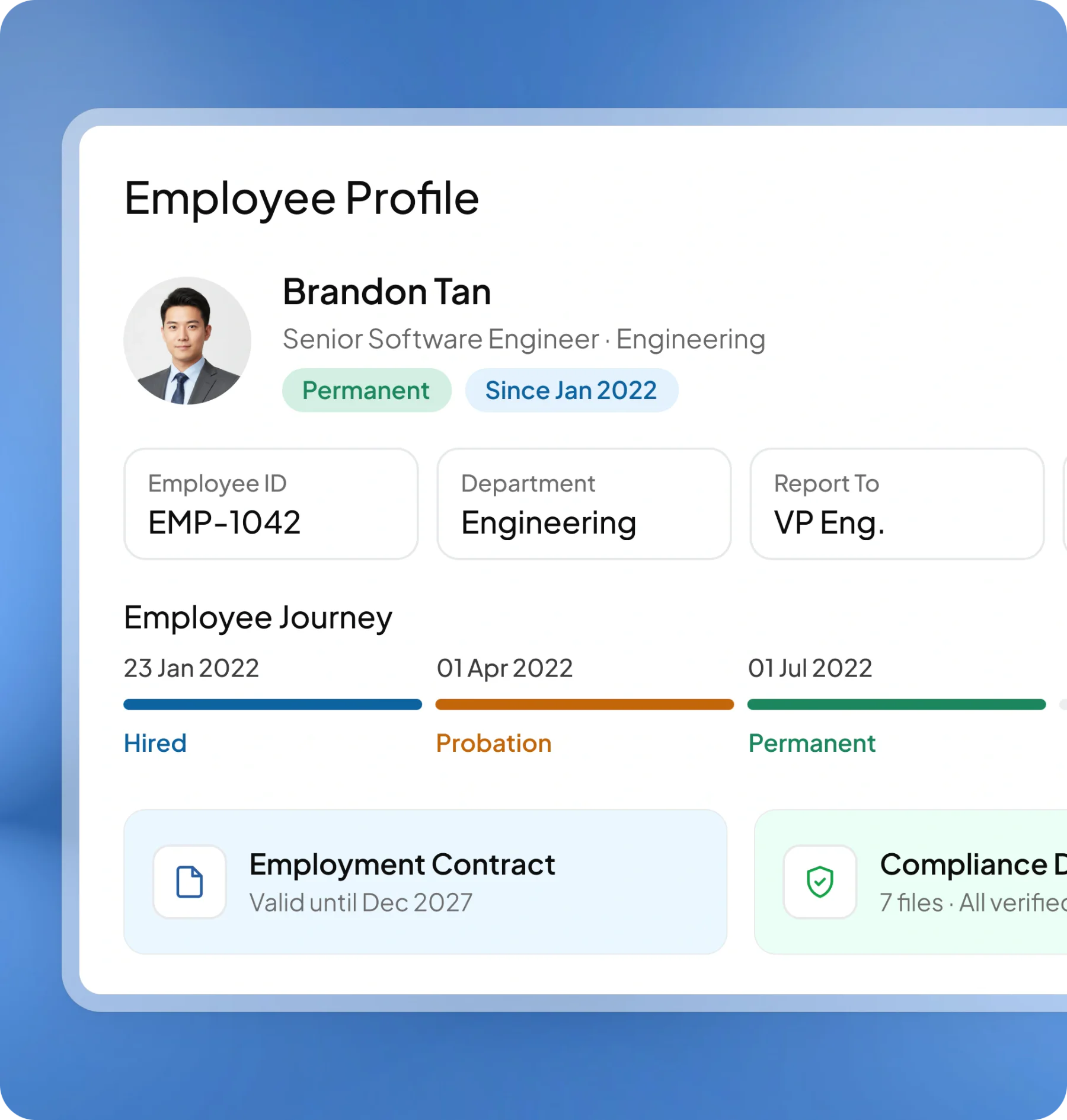 hr essential software feature page HashMicro for Employee Data & Records