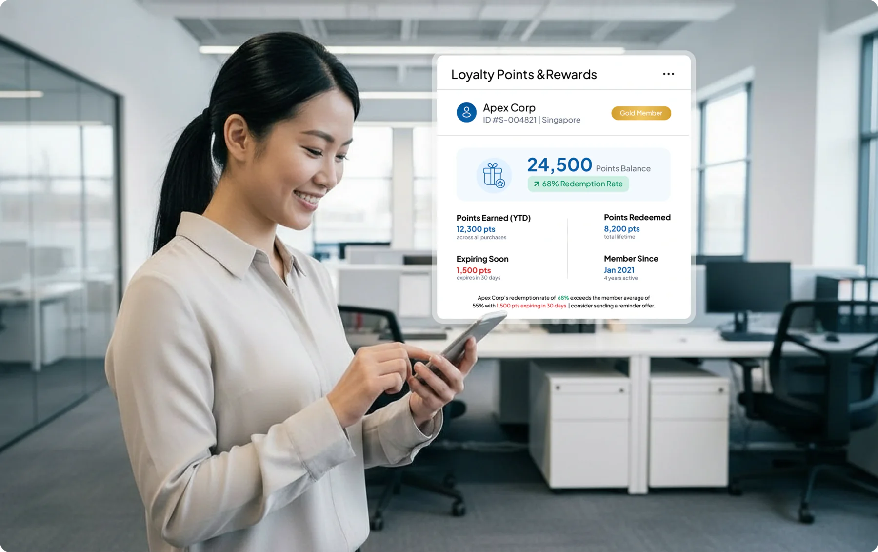 sales management module HashMicro for Loyalty Points & Rewards Program