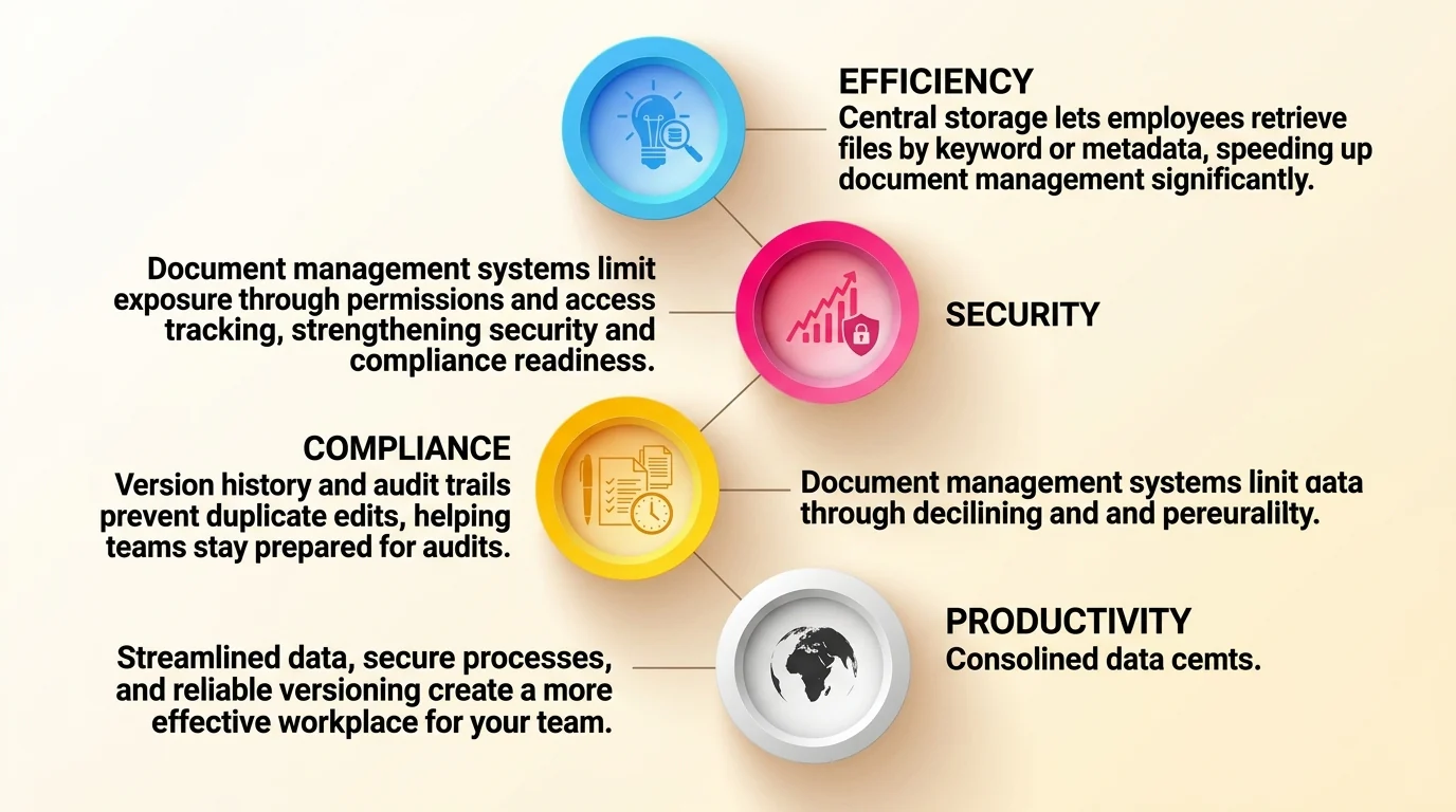 benefits of document management system