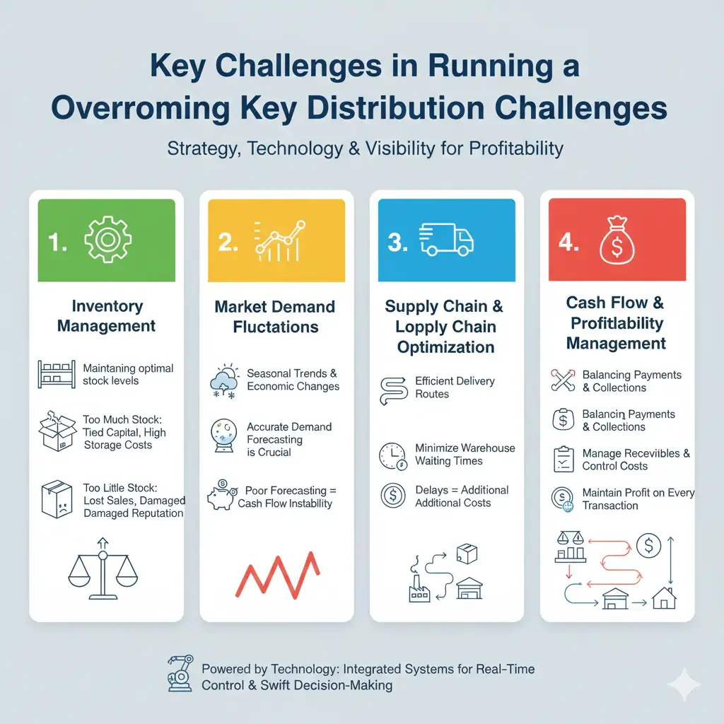 distribution management software challenges