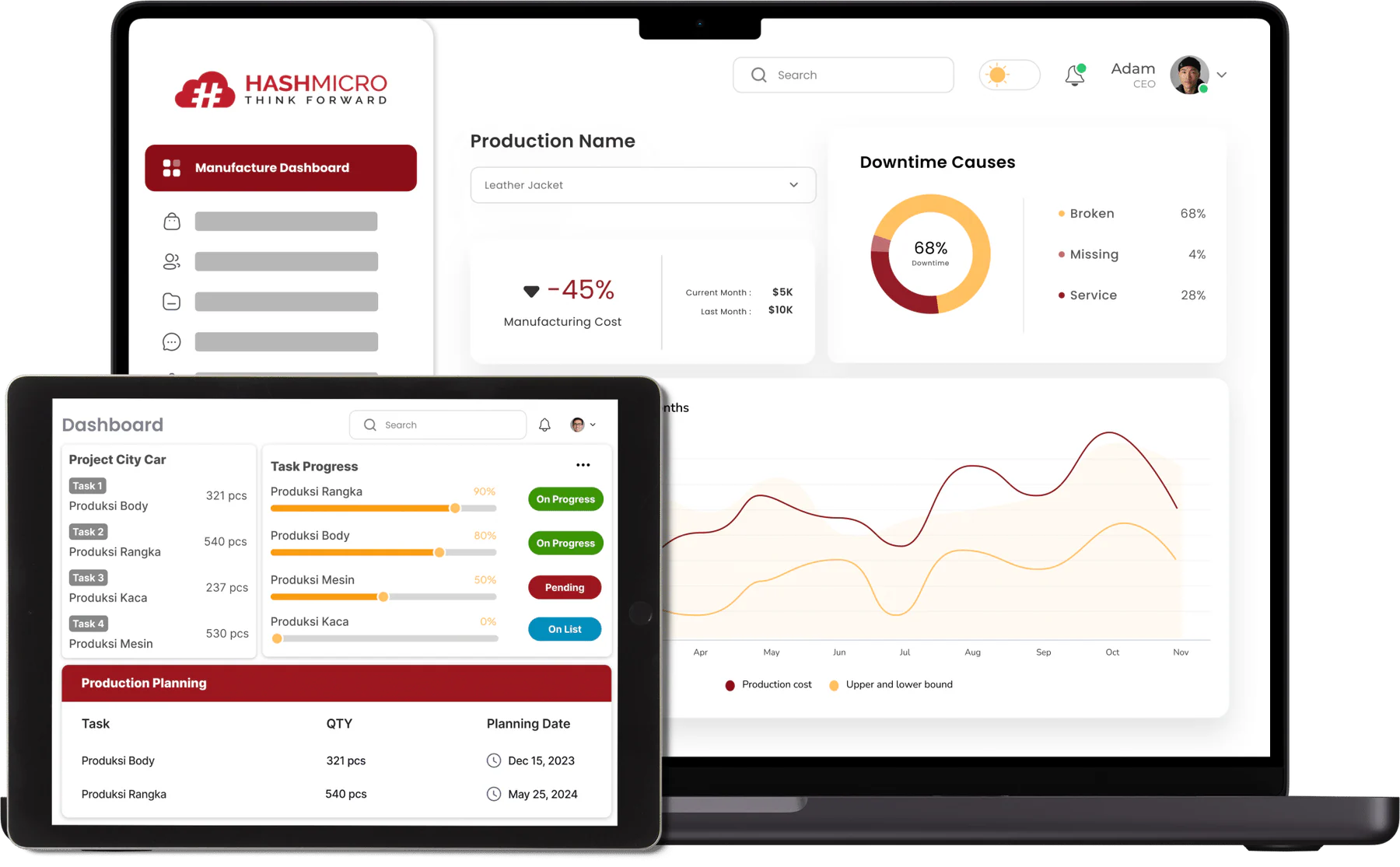 Hash Manufacturing Software