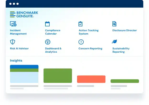 Benchmark Gensuite ESG Software