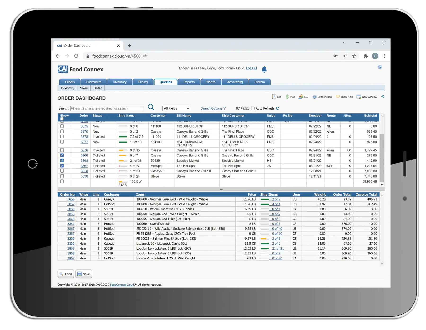 Food Connex Food Distribution Software