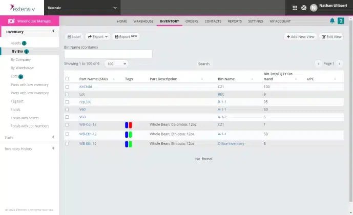 Extensiv cloud inventory software for complex business