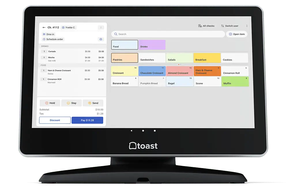 toast restaurant pos system