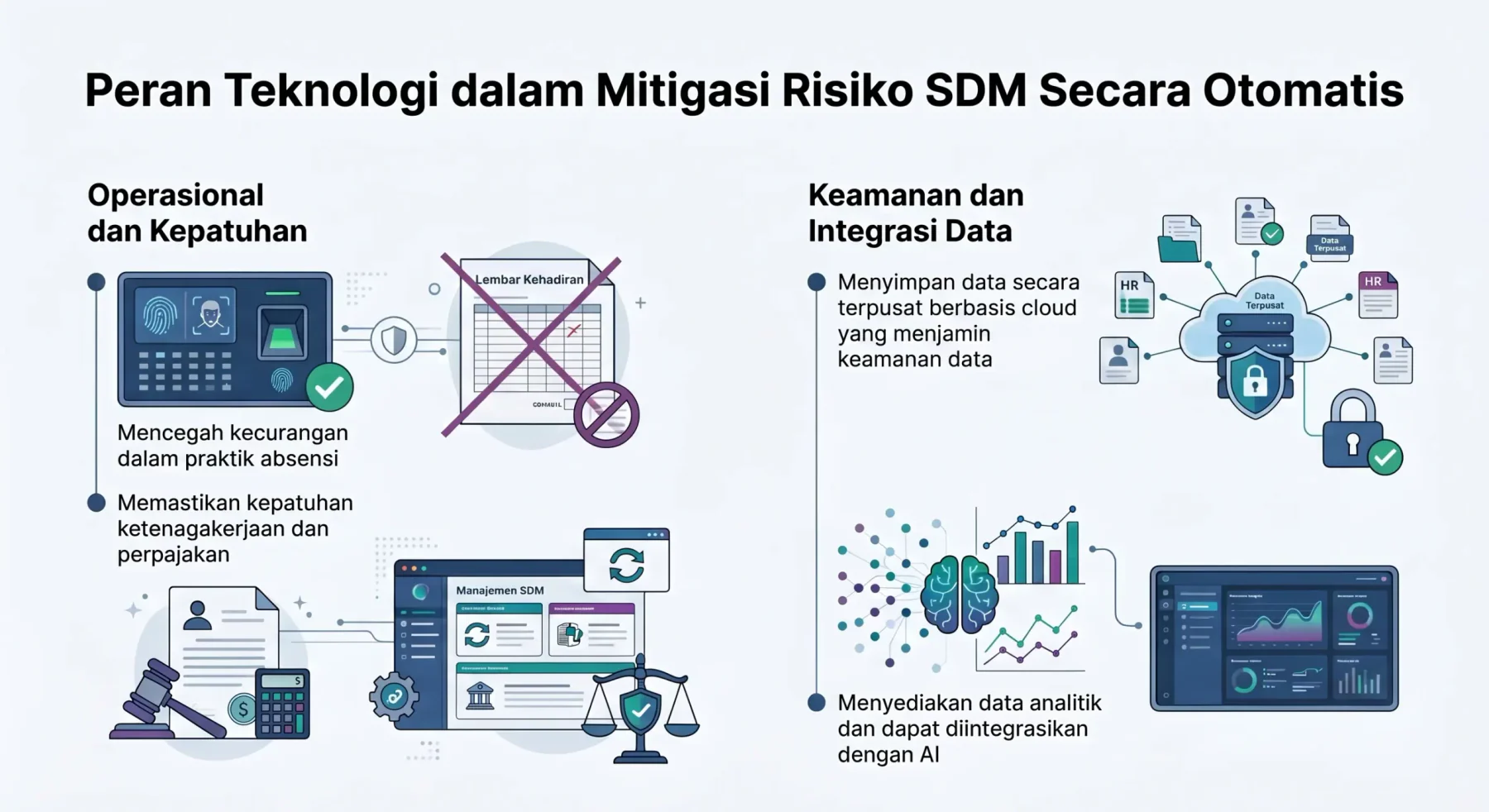 Peran teknologi dalam HR risk management
