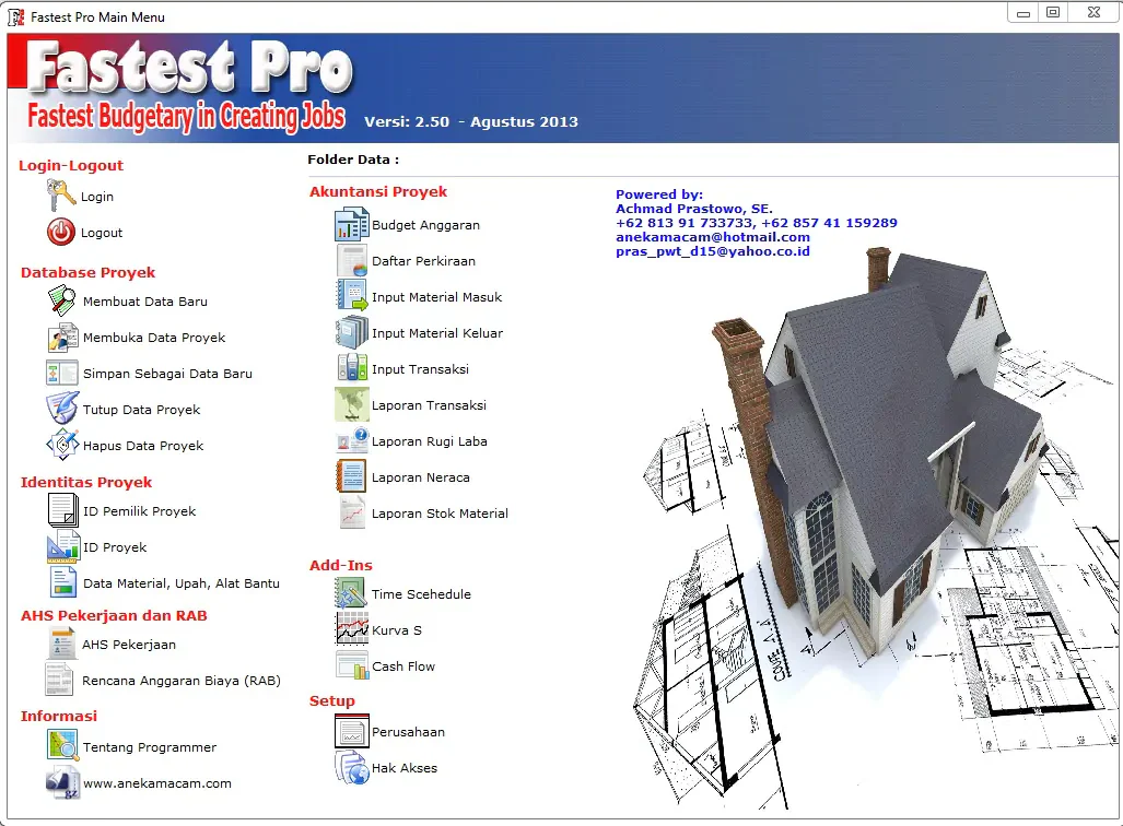 ragam fitur dan menu fastest pro