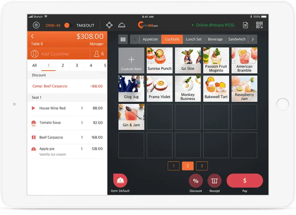 Eats365 Cloud POS System 