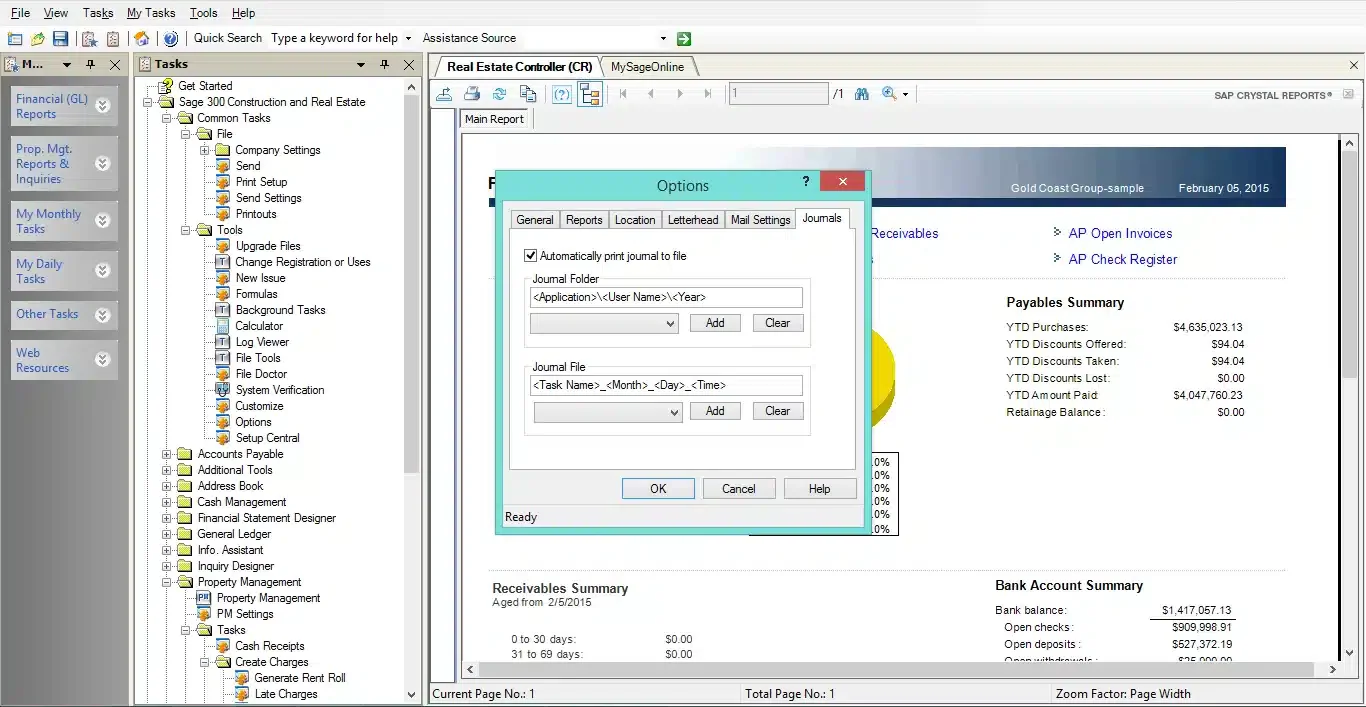 software erp konstruksi sage 300 construction and real estate