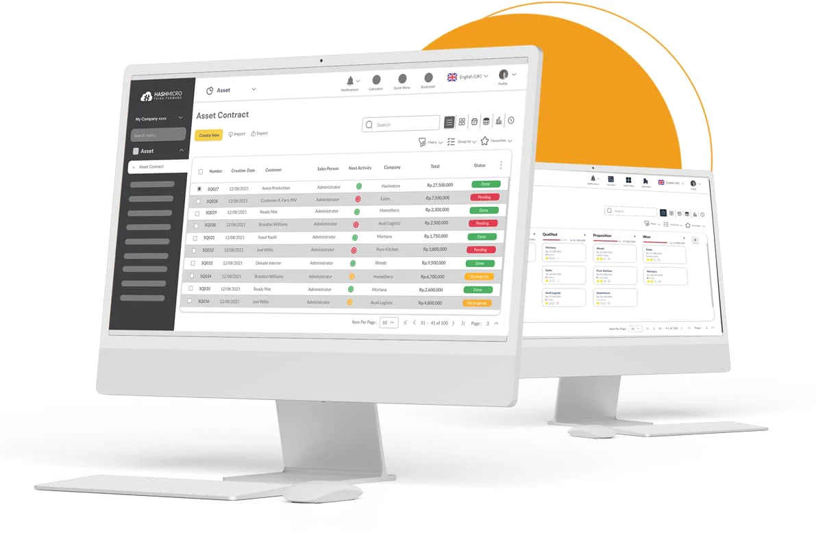 HashMicro construction asset management software