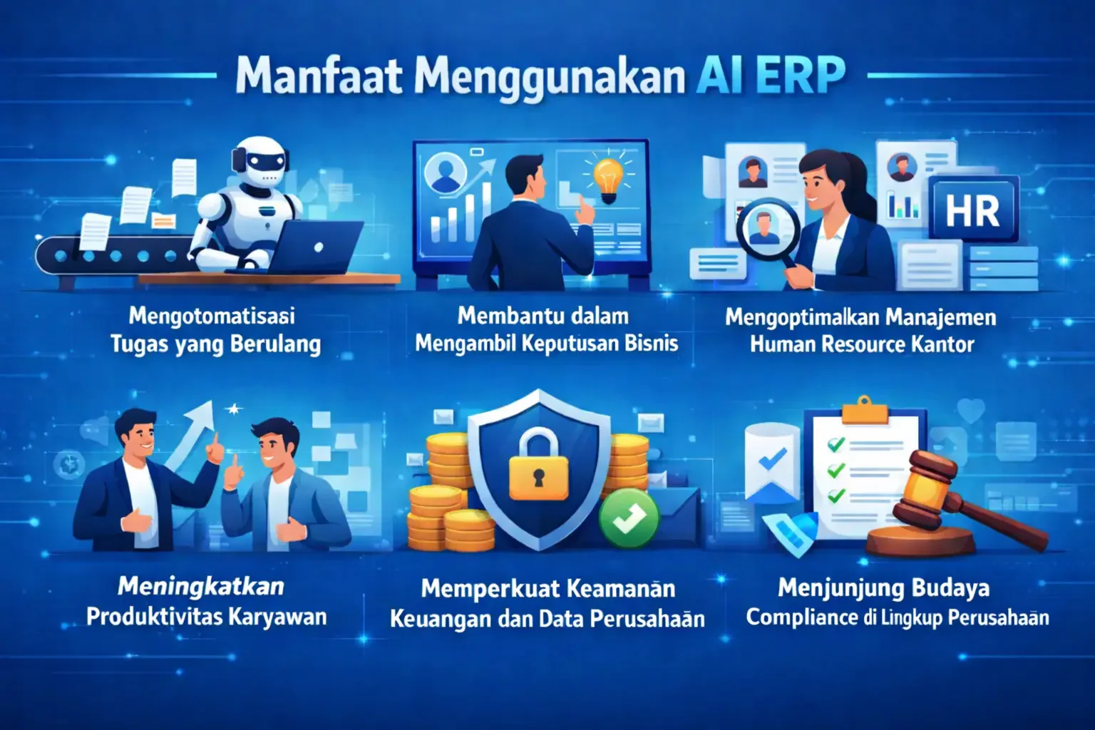 Manfaat menggunakan AI ERP