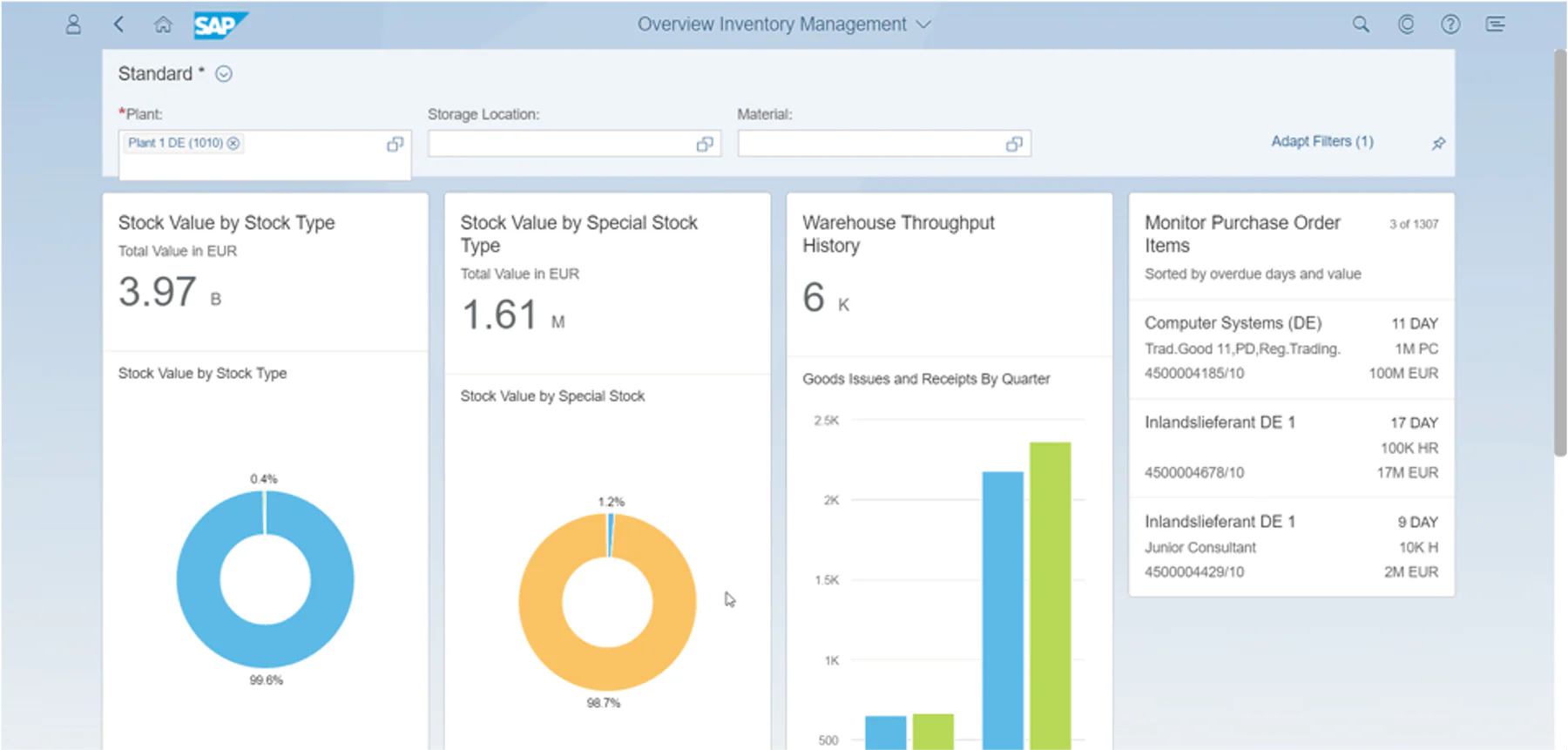 sap erp trading software