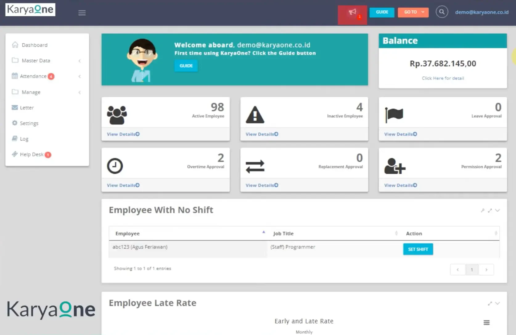 Software HR KaryaOne
