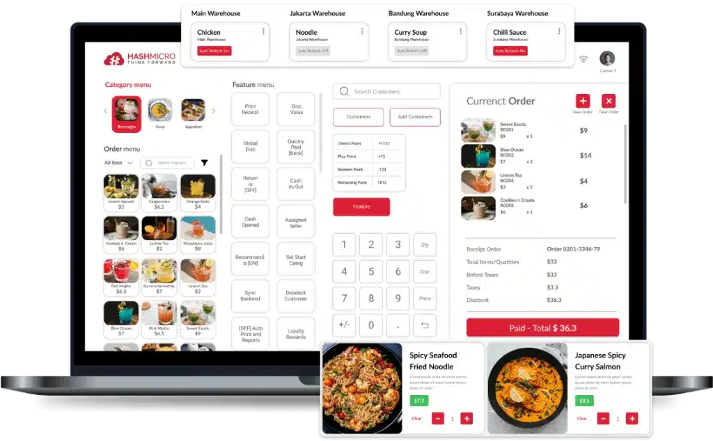 hashmicro restaurant billing software