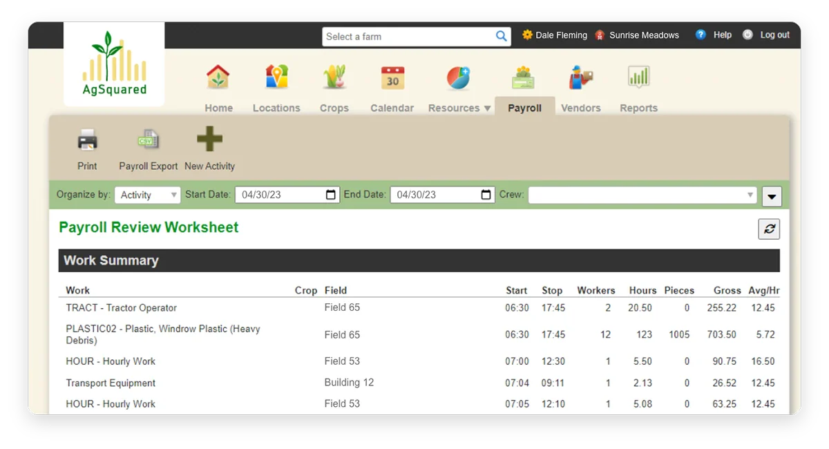 AgSquared oil palm plantation management software