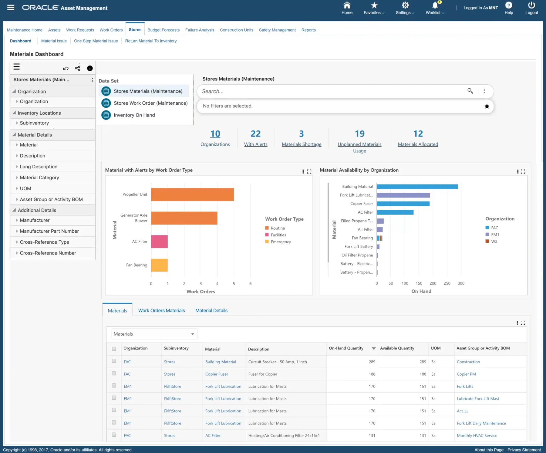 oracle agriculture asset software