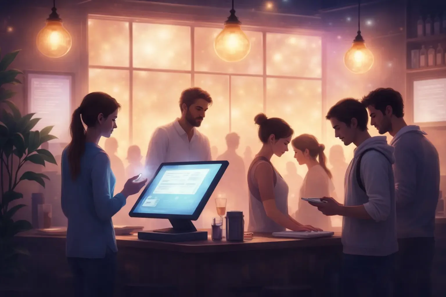 A Comprehensive Guide to Types of POS Systems illustration