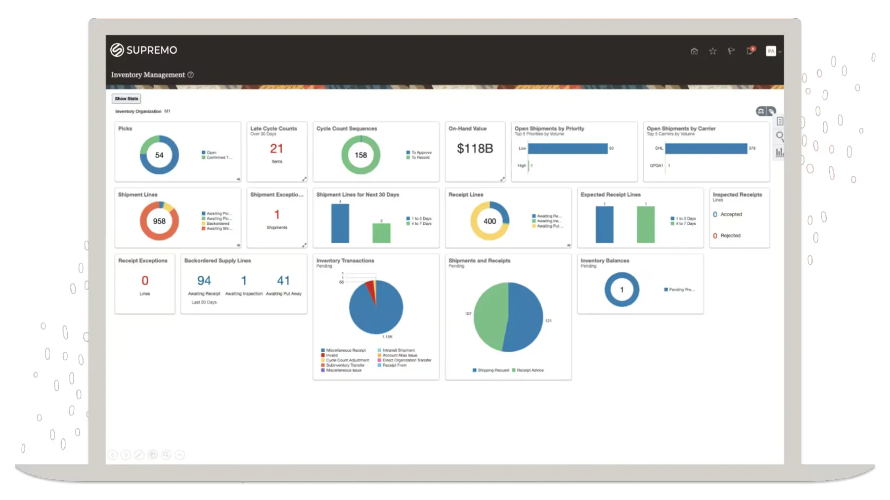 Software manajemen stok oracle