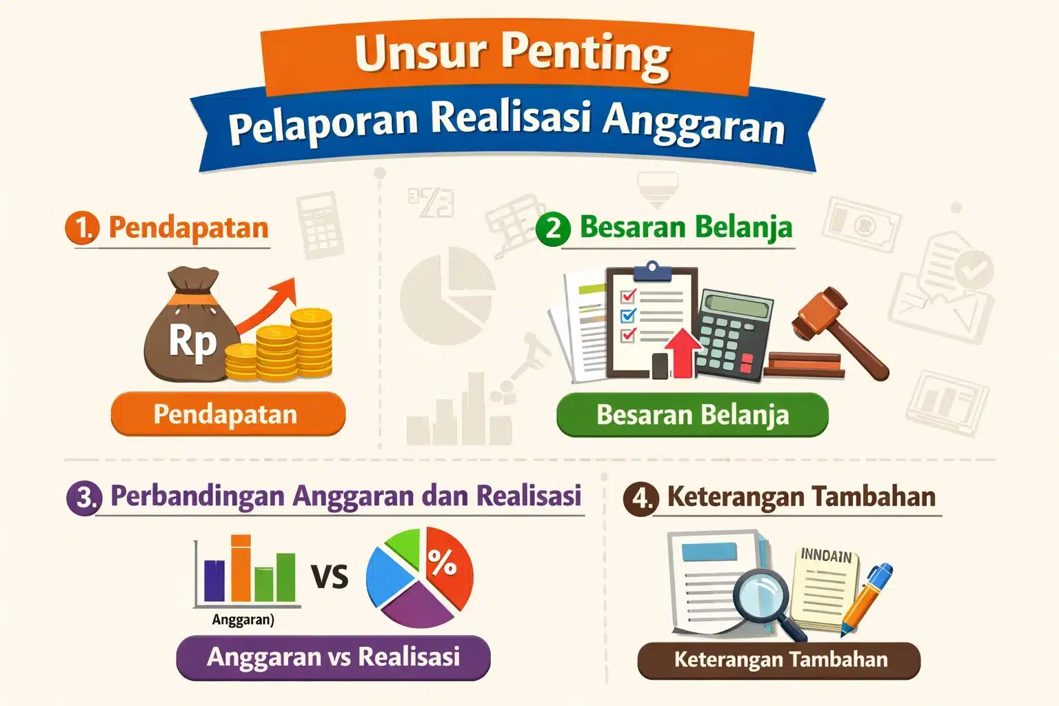 Unsur Penting Pelaporan Realisasi Anggaran