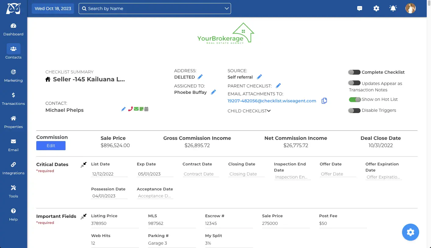 wise agent crm