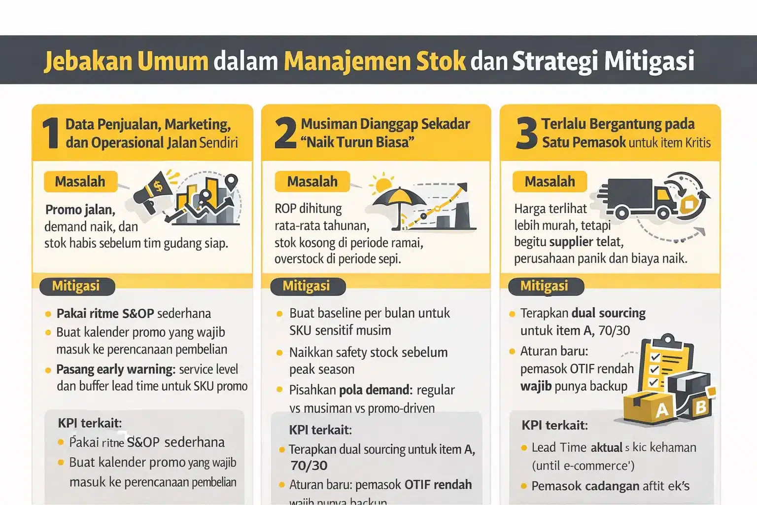 cara-mengatasi-stockout-cost infografis