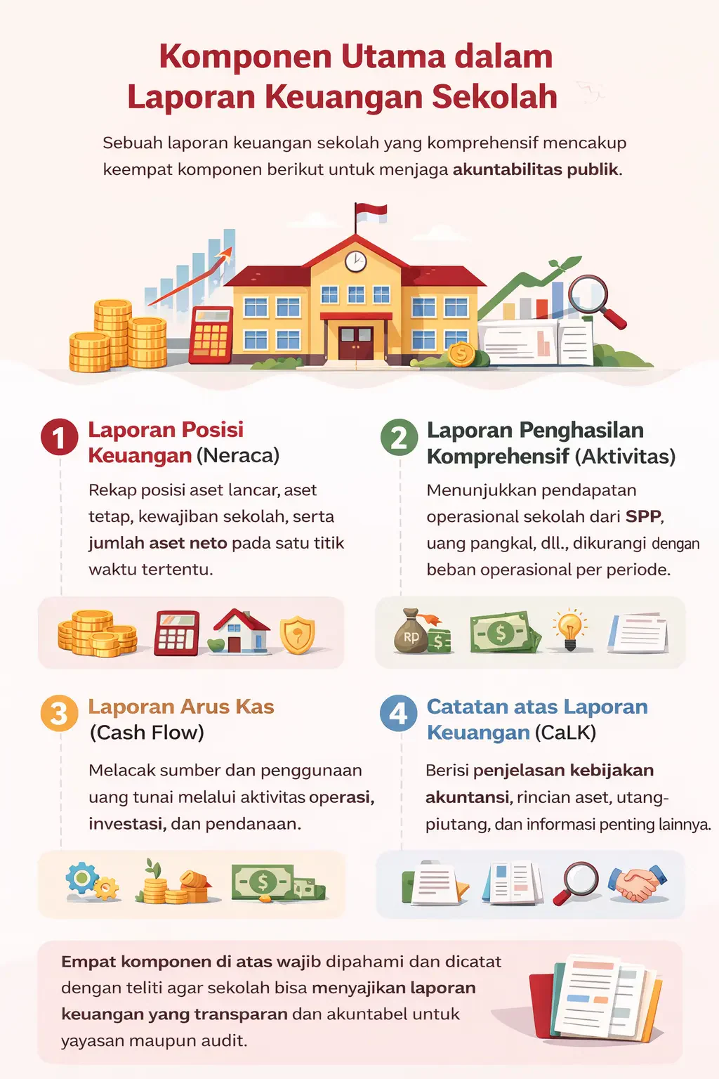 Komponen Utama Laporan Keuangan Sekolah