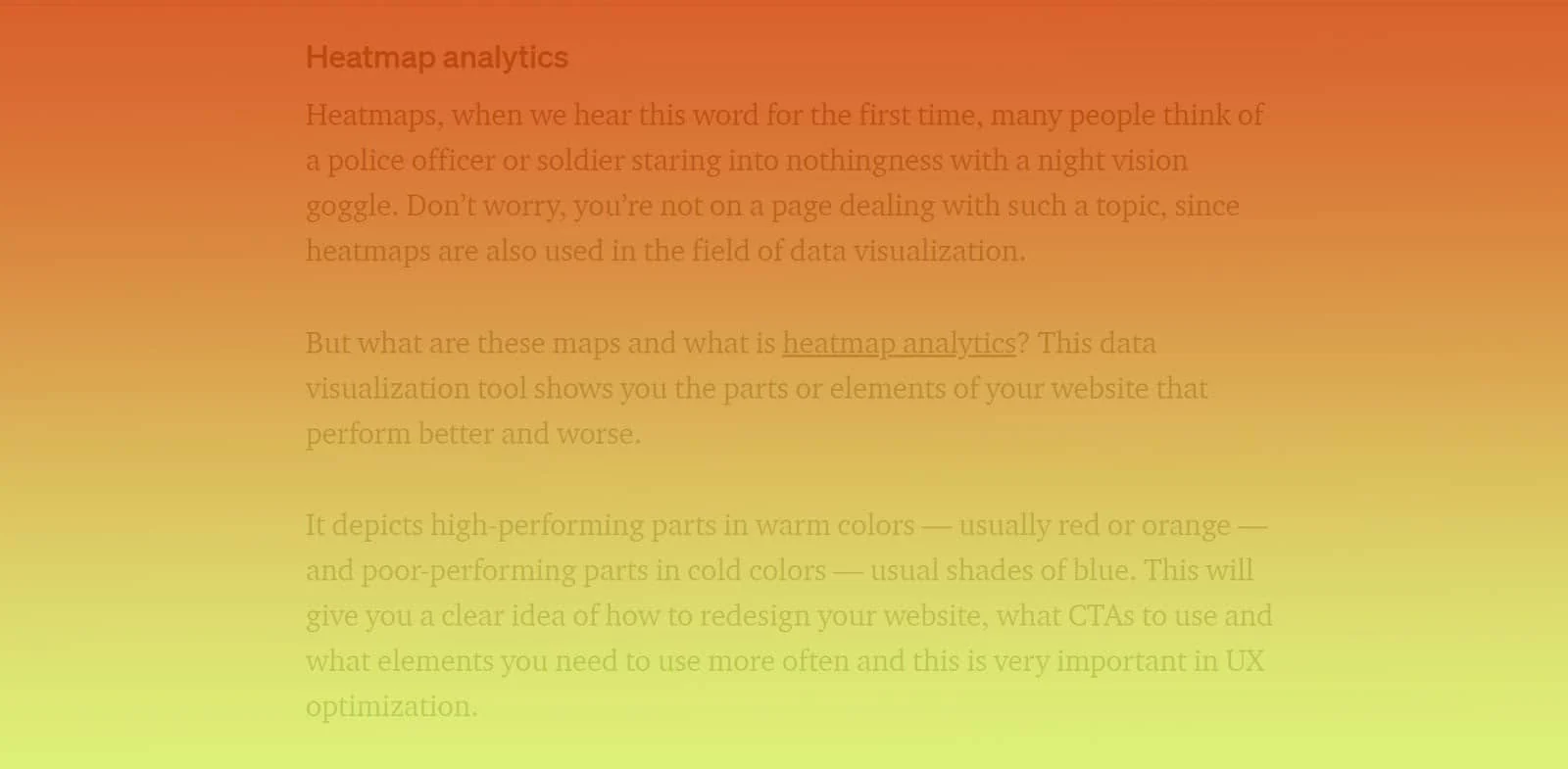Scroll heatmap