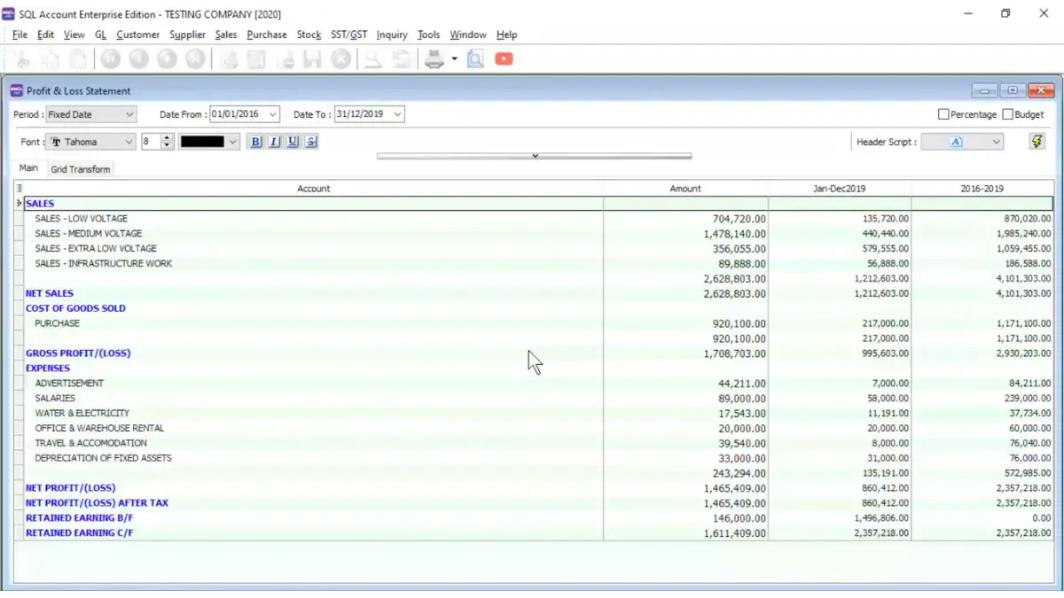 SQL Account Software Malaysia