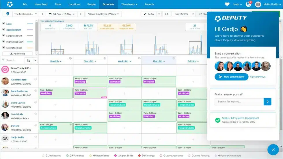 Best Employee Scheduling Software