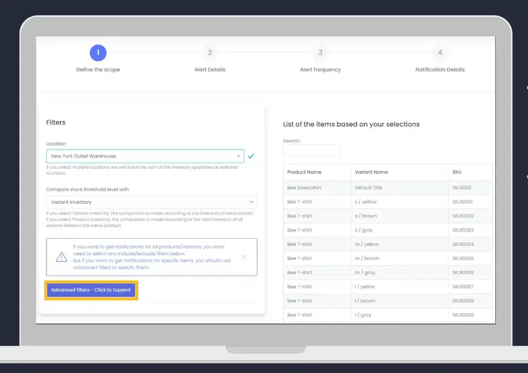 Bee low Inventory Forecast Software