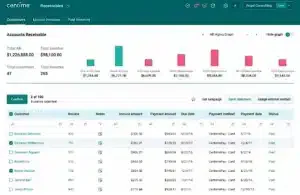 Centime receivable software