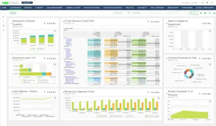 Sage revenue recognition software