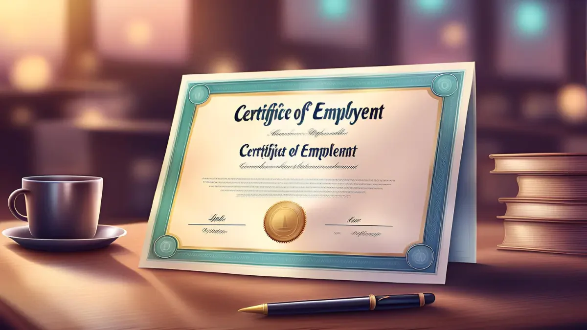 Certificate of Employment