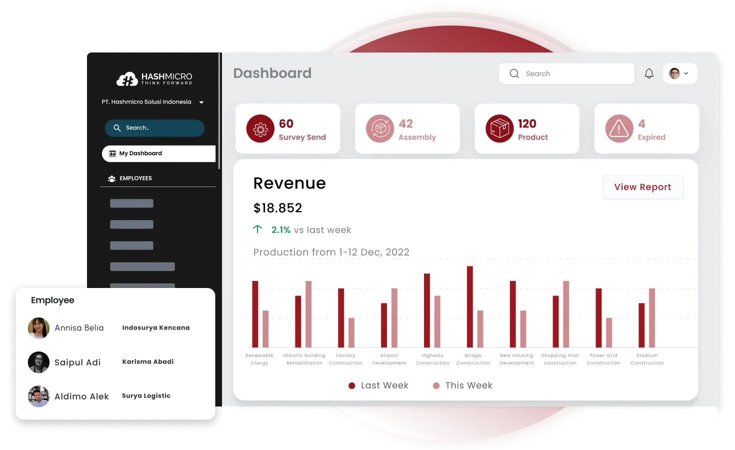 Streamline Lump Sum Contract Management with HashMicro’s Construction Software