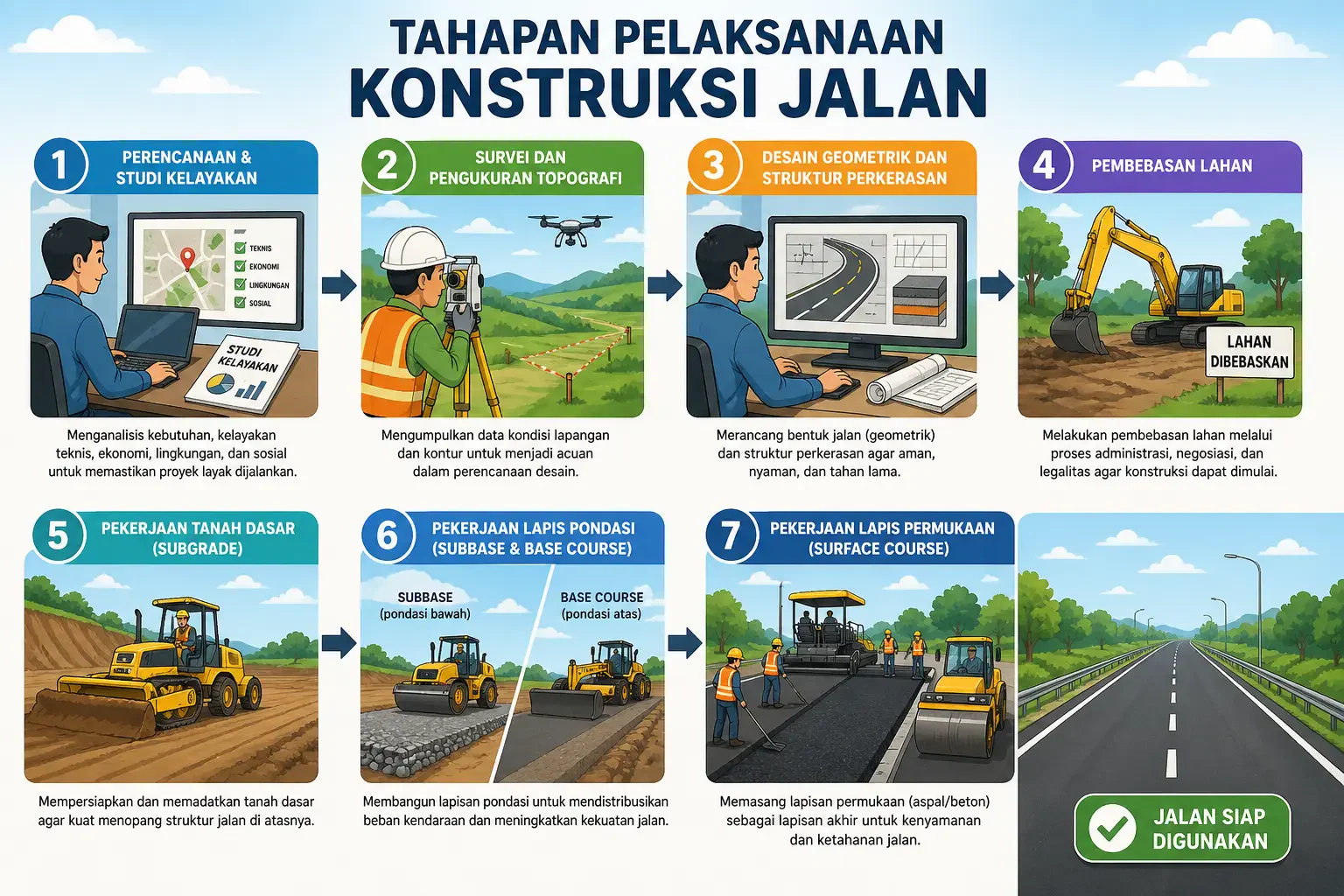 konstruksi jalan