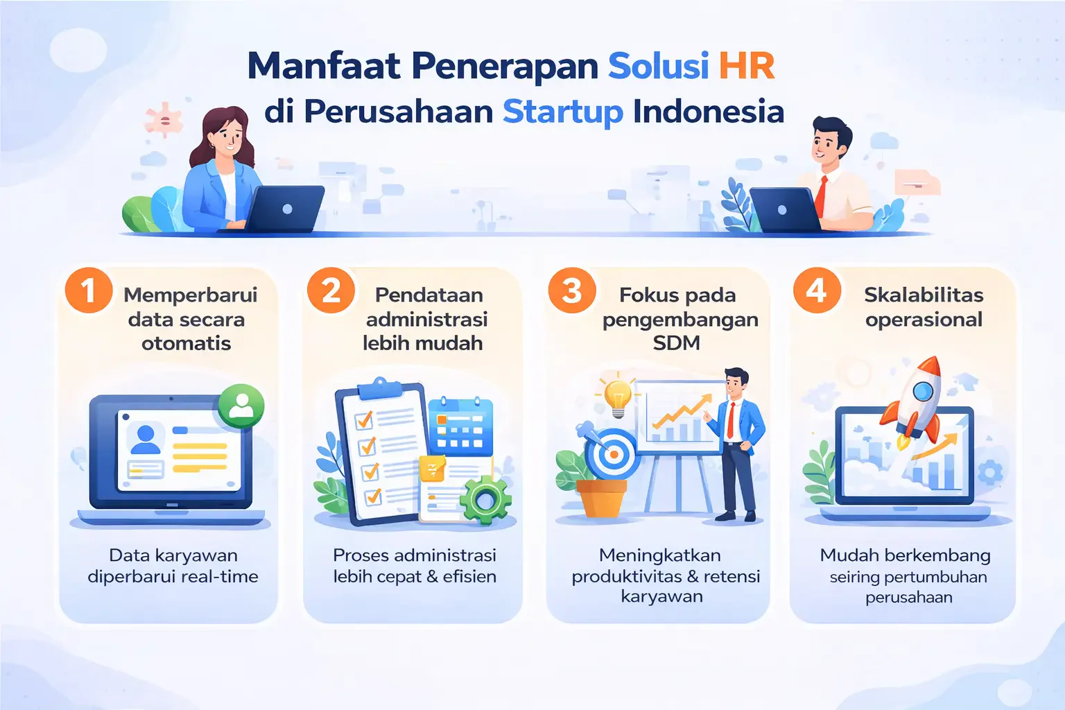 Manfaat Software HR untuk perusahaan startup Indonesia