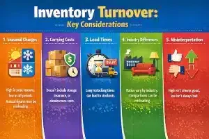 Inventory Turnover Ratio: Definition, Formula, and Best Practices illustration