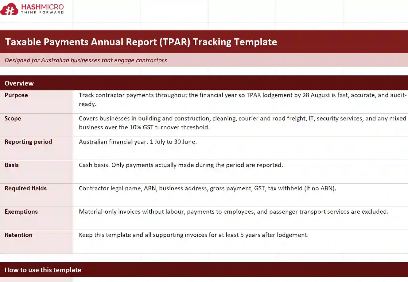 TPAR Download