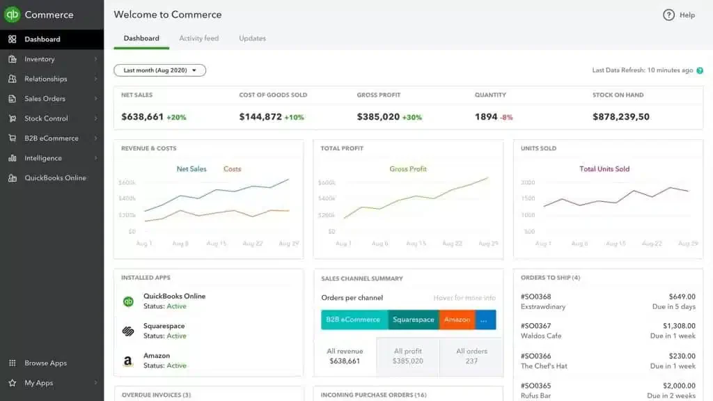 quickbooks inventory software