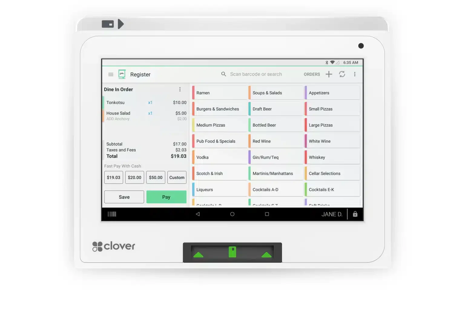 program&nbsp;penjualan Barang Clover