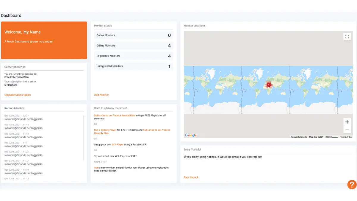 Yodeck Restaurant Software