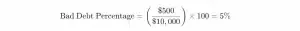 how to calculate bad debts