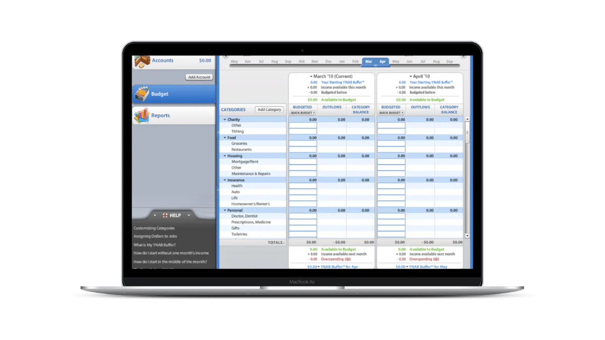 YNAB Screenshot