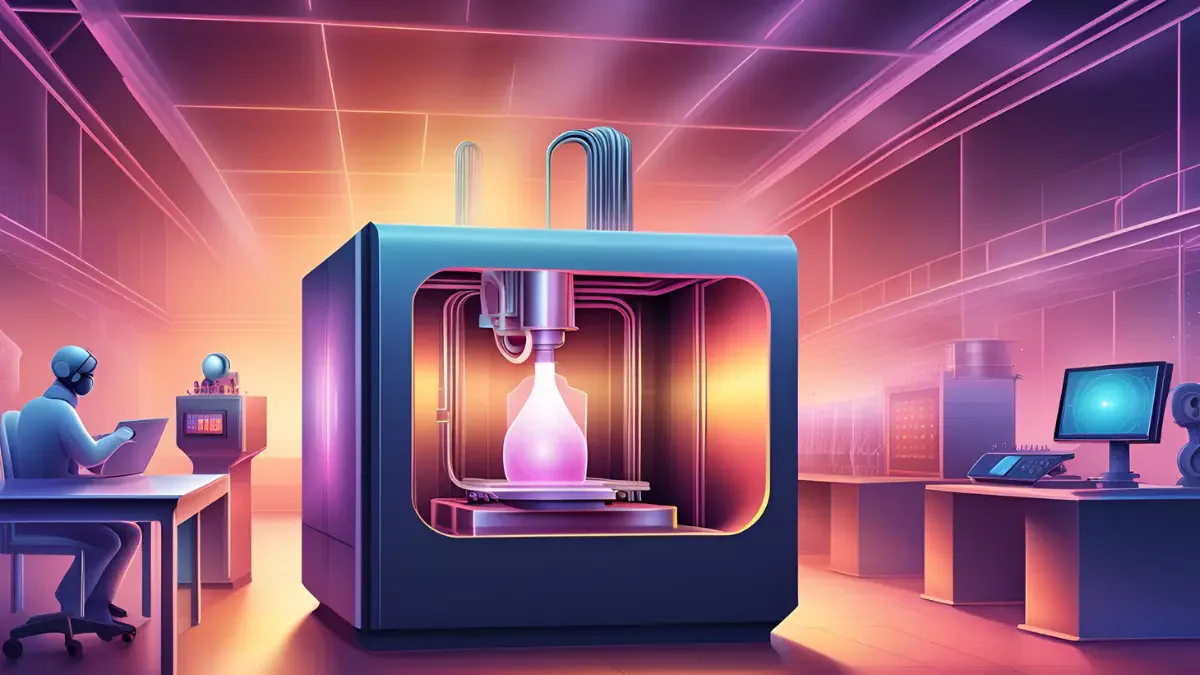 Additive manufacturing ERP streamlining on-demand part production and supply chain workflows.