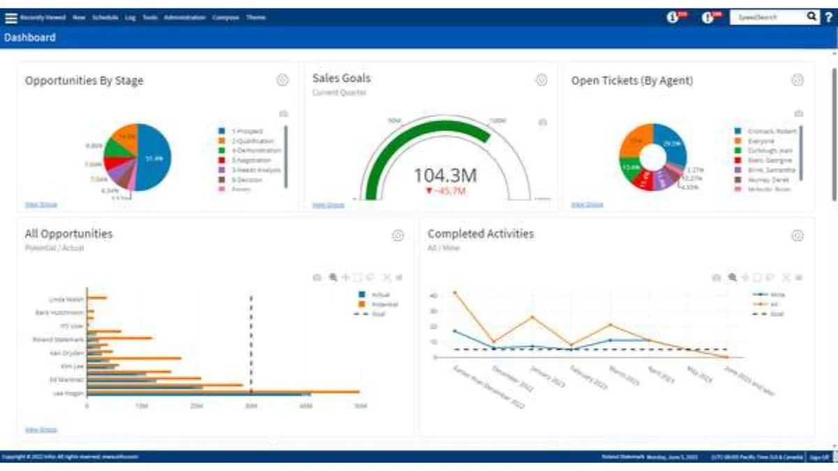Infor EAM fixed asset management software