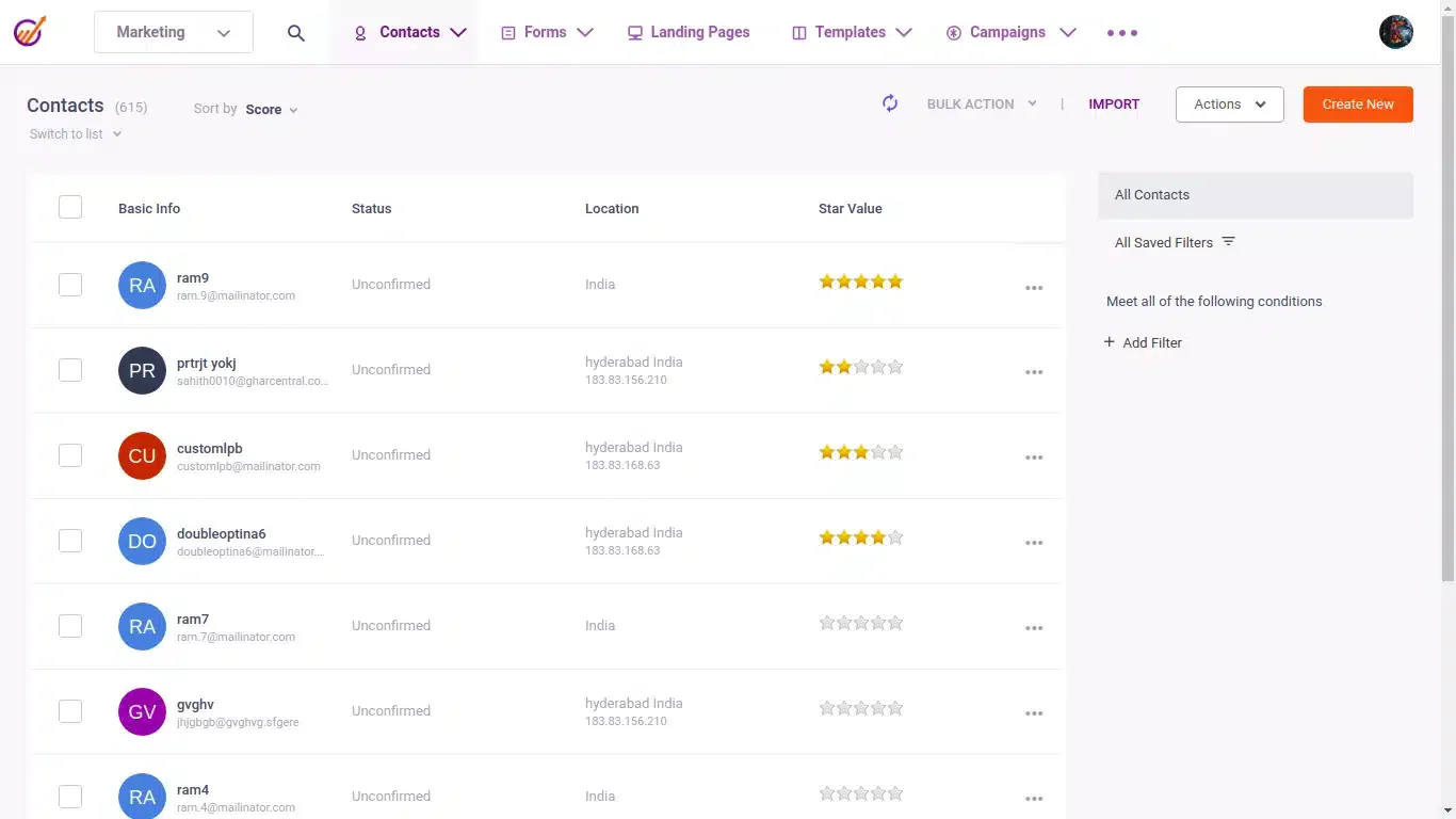 engagebay crm retail 